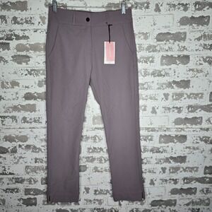 NEW Abendroth Golf Pants Womens 4 Lavender Peggy Slim Fit Straight Leg Stretch